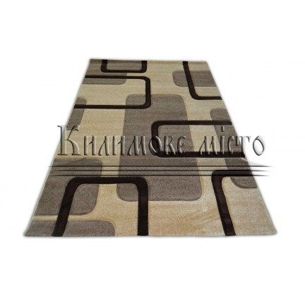 Synthetic runner carpet New Arda 6586 , GOLD - высокое качество по лучшей цене в Украине.